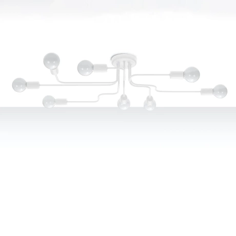 Candelabru VECTOR 8 alb