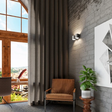 Lampă de perete ORBIS 2 gri