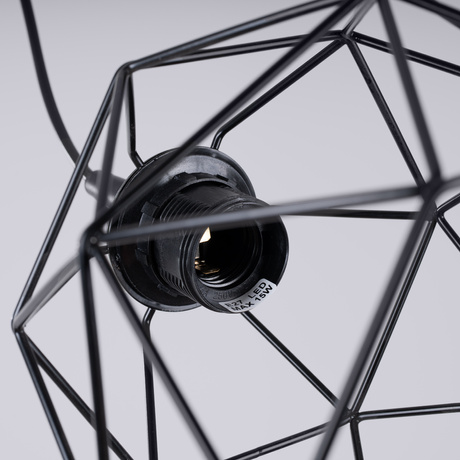 Lampă suspendată TRIOM 20 negru