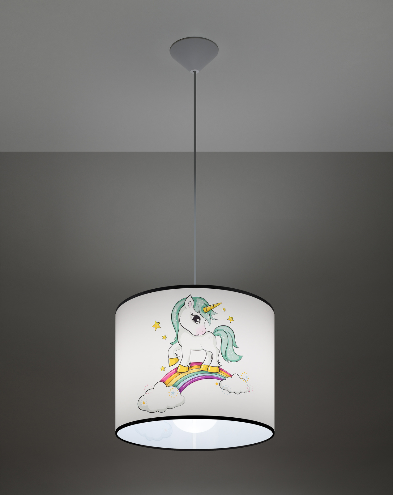 Lampă suspendată SINGLE HORSE 30 + 1x bec LED E27 3000K Warm 7,5W 620lm