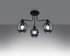 Candelabru FILLAN 3 negru + 3x bec LED E27 4000K rece 7,5W 690lm