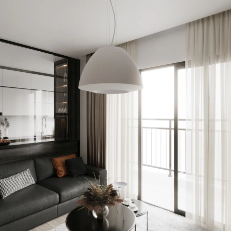 Candelabru BELLA 60 alb