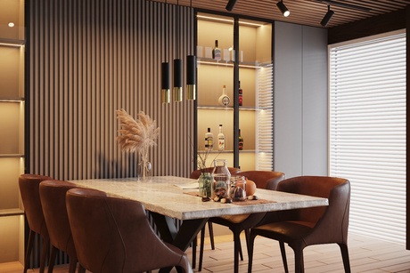 LOOPEZ 3L negru / aur lampă suspendată + 3x GU-10 3000K cald 7W 620lm bec LED