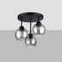 Candelabru ALINO 3 negru