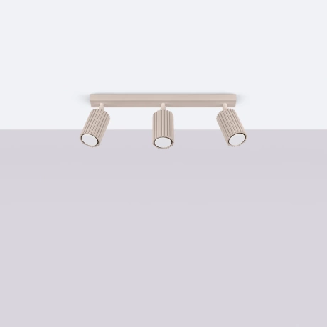 Plafonieră KARBON 3L taupe