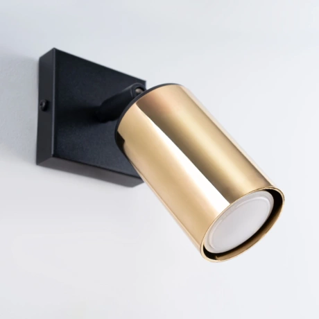 Lampă de perete WINX negru / auriu