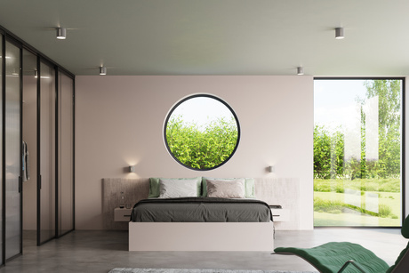 INEZ lampă de perete gri + 1x bec LED G9 4000K rece 4,5W 530lm