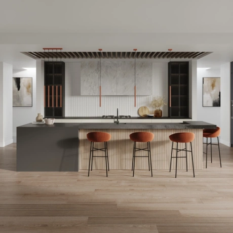 Lampă suspendată PASTELO 5P roșu ocru