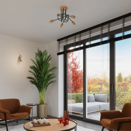 Lampă de perete EMBER schwarz