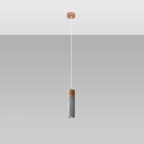 Lampă suspendată ZANE 1 gri