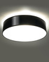 Plafonieră ARENA 25 BLACK + 1x bec LED E27 3000K Warm 7.5W 620lm