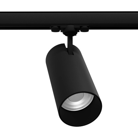 Plafonieră, 10 spoturi, sistem 3-rail, REO/LUCIE negru LED 272W 4000K