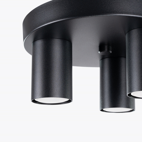 Plafonieră LAGOS 3P negru