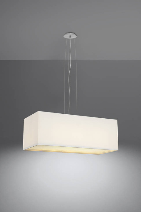 Candelabru SANTA BIS 80 alb + 3x bec LED E27 4000K rece 7.5W 650lm