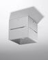 Plafonieră LOBO gri + 1x bec LED G9 4000K Cold 4.5W 530lm