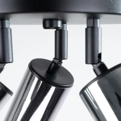 Plafonieră WINX 3P negru/cromo