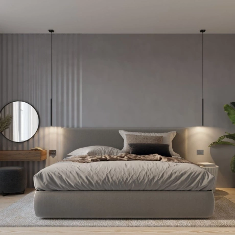 Lampă suspendată PASTELO 5P negru