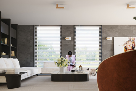 Plafonieră LAPPO lemn natural + 2x bec LED E27 4000K rece 7.5W 650lm