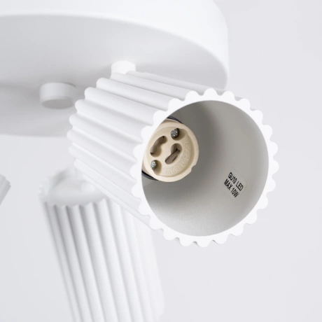 Plafonieră KARBON 3P alb