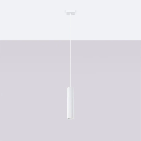 Lampă suspendată KARBON 1 alb
