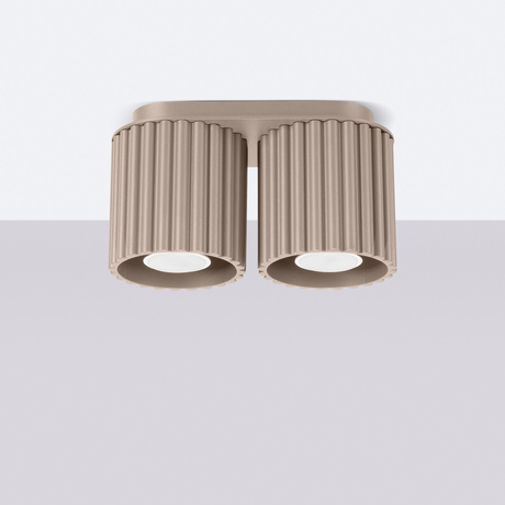 Plafonieră AURA 2 taupe GU10