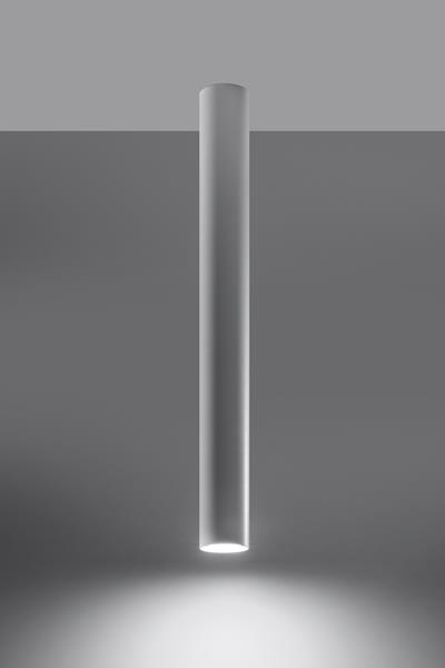 Plafonieră LAGOS 60 alb + 1x bec LED GU-10 4000K rece 7W 630lm