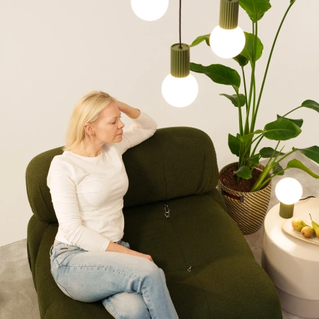 Plafoniera HALO verde oliv IP44