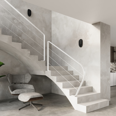 TEAR lampă de perete negru + 1x bec LED G9 4000K rece 4.5W 530lm