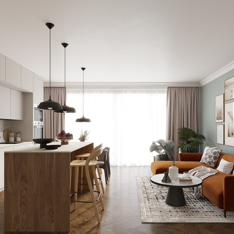 Lampă suspendată GINA negru +1x bec LED E27 3000K Warm 7.5W 620lm