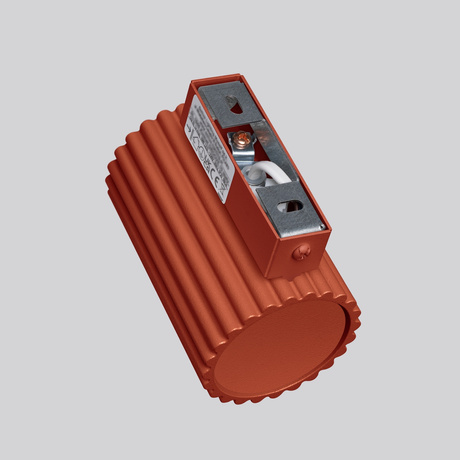 Lampă de perete KARBON 10 roșu ocru