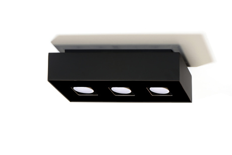 Plafonieră MONO 3 negru