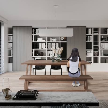 Candelabru SANTA 120 alb + 5x bec LED E27 4000K rece 7.5W 650lm