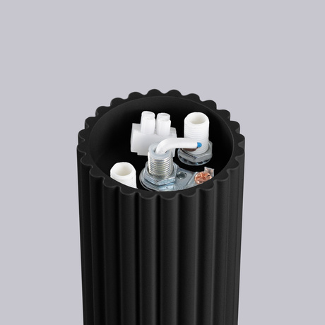 Plafoniera HALO neagra IP44