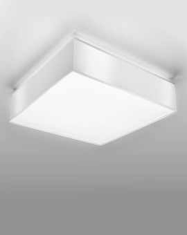 Plafonieră HORUS 25 WHITE + 1x bec LED E27 4000K Cold 7.5W 650lm