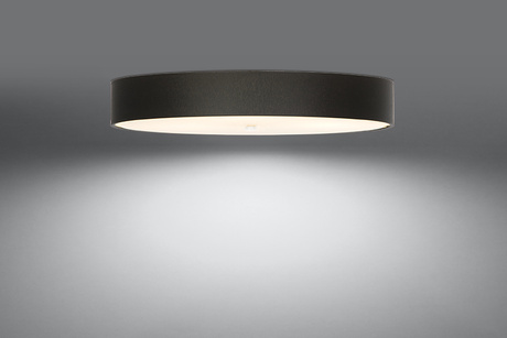 Plafonieră SKALA 90 negru + 6x bec LED E27 3000K Warm 7.5W 620lm