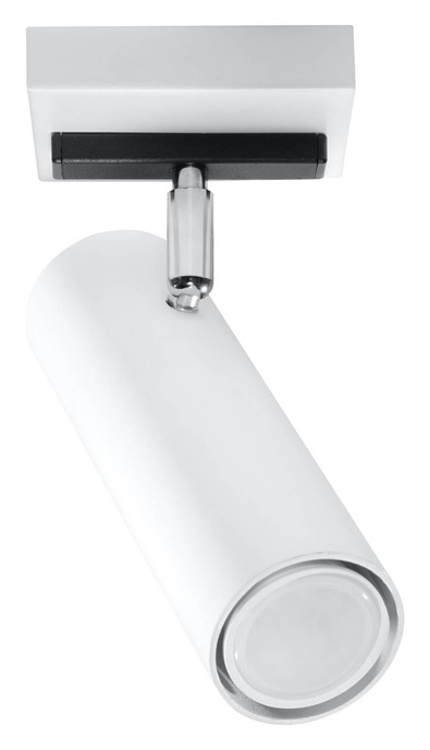 Plafonieră DIREZIONE 1 alb + 1x bec LED GU-10 3000K cald 7W 620lm