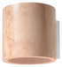 ORBIS lampă de perete lemn natural + 1x bec LED G9 3000K cald 4.5W 510lm