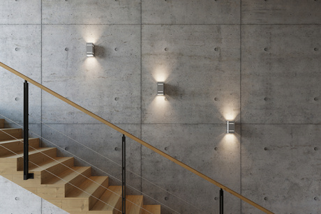 BLOCCO lampă de perete gri + 1x bec LED G9 4000K Cold 4,5W 530lm