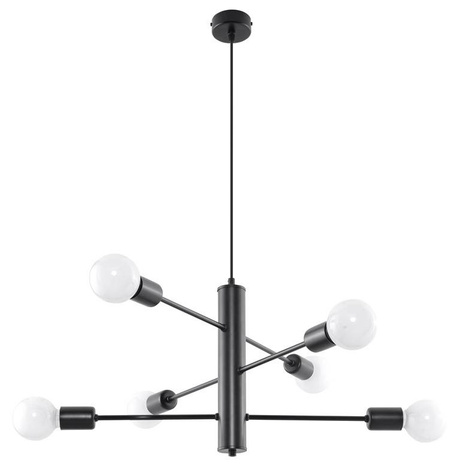 Candelabru DUOMO 6 + 6x bec LED E27 3000K Warm 7.5W 620lm