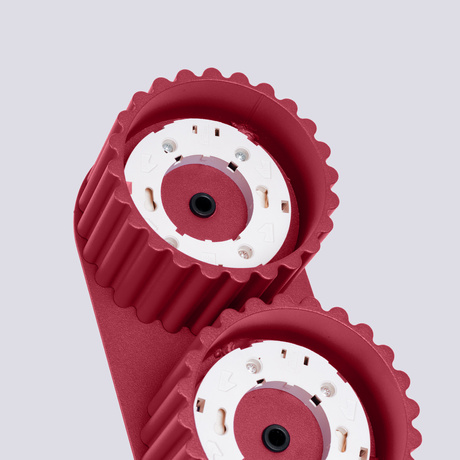 Plafonieră AURA 2 burgundy Gx53