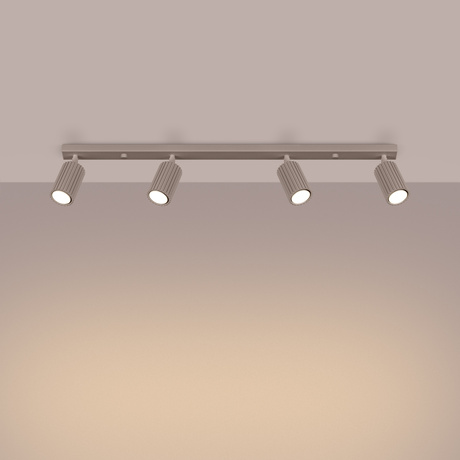 Plafonieră KARBON 4L taupe