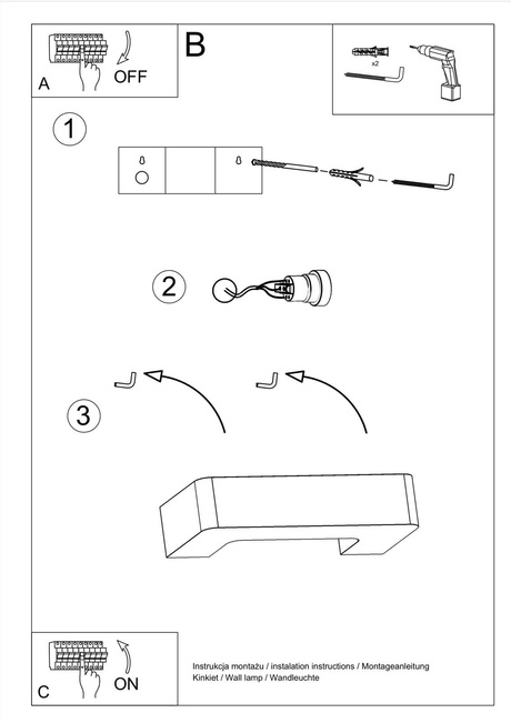 Lampă de perete ceramică MAGNET alb 1x bec LED E27 4000K rece 7.5W 650lm
