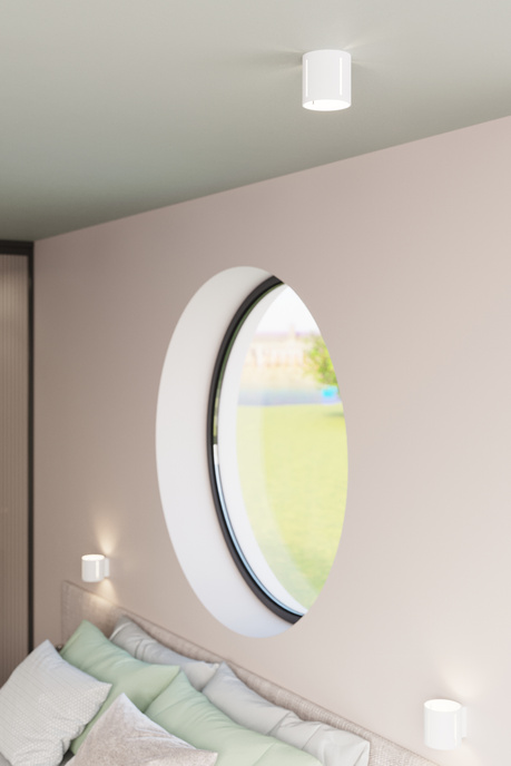 Plafonieră INEZ alb + 1x bec LED G9 4000K rece 4,5W 530lm