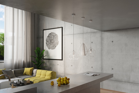 UMBERTO lampă suspendată alb + 1x bec LED E27 4000K rece 7,5W 650lm