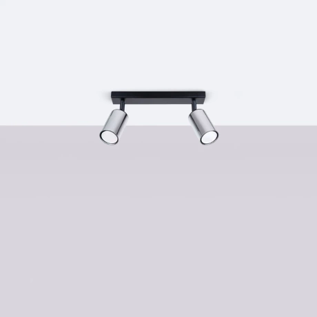 Plafonieră WINX 2 negru/cromo