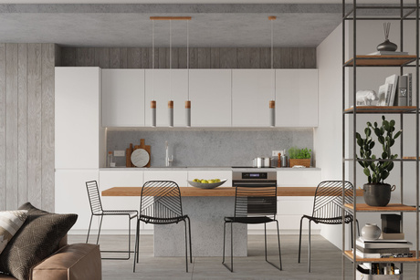 ZANE 3 lampă suspendată gri + 3x bec LED GU-10 4000K rece 7W 630lm