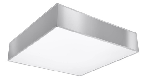 Plafonieră HORUS 55 gri + 4x bec LED E27 4000K rece 7.5W 650lm