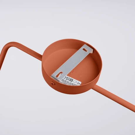 Lampă de perete NOX ocru roșu