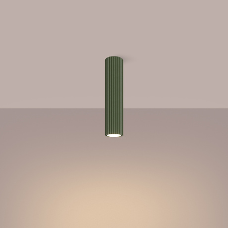 Plafonieră KARBON 30 verde măsliniu