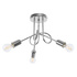 Candelabru SUPEŁ 3 crom + 3X bec LED E27 3000K 7W 760lm